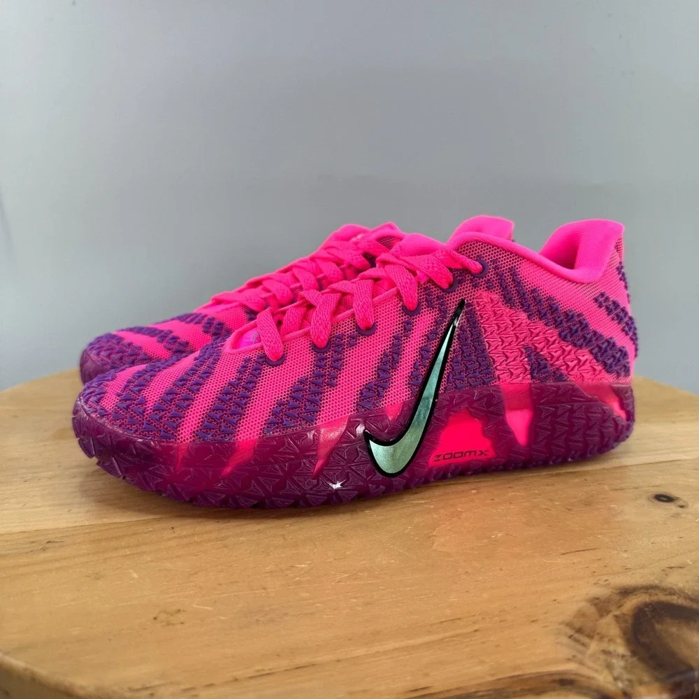 Mens 5.5 / Womens 7 - Nike JA 3 Max Volume Hyper Pink Basketball Shoes Sneakers - Picture 3 of 9